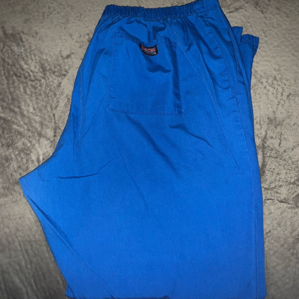 XL Cherokee royal blue scrub bottoms